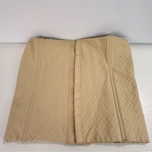 Shapewear Waist Trainer Size L Nude 3-Row Hook Compression Cincher